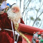 image of Santa at Christmas parade